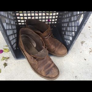 Clark’s Desert Boots brown Leather men’s 11
